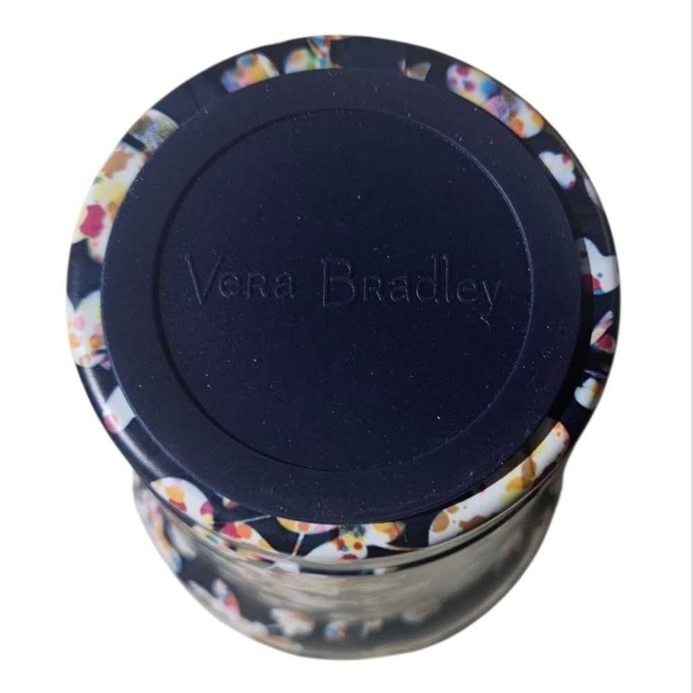Vera Bradley 28 Oz Double Walled Stainless Tumbler Cut Vines Floral No Lid - Picture 4 of 4